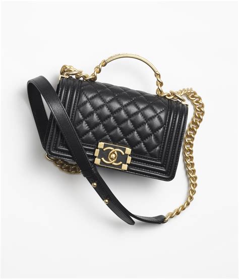 chanel boy bag shiny|Small boy chanel handbag, Shiny grained calfskin & silver.